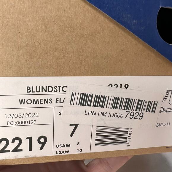 Blundstone 2219 Original Lace-Up Boots Patent Leather Goring Black Women 10 NWB - Picture 9 of 9